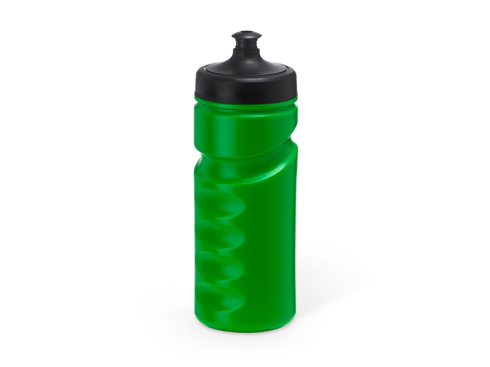 Бутылка спортивная RUNNING из полиэтилена, зеленый, пластик