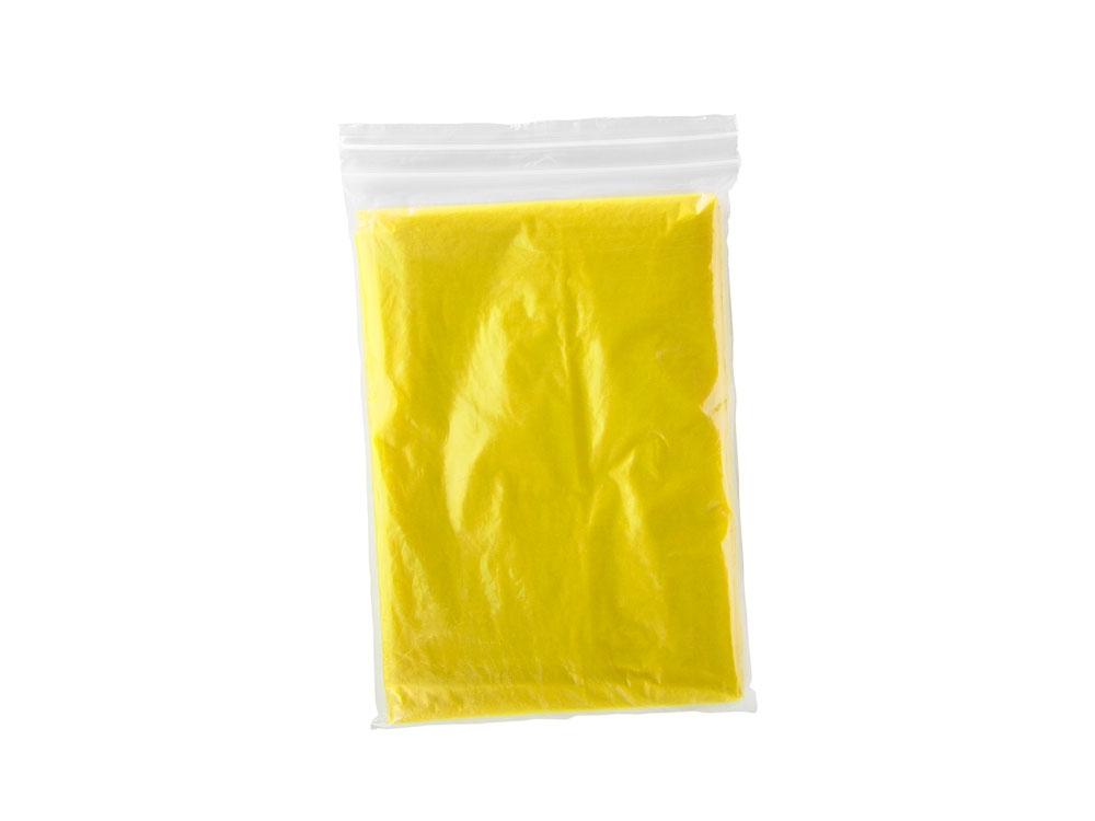 Одноразмерный дождевик для взрослых SHAKA, желтый, пластик