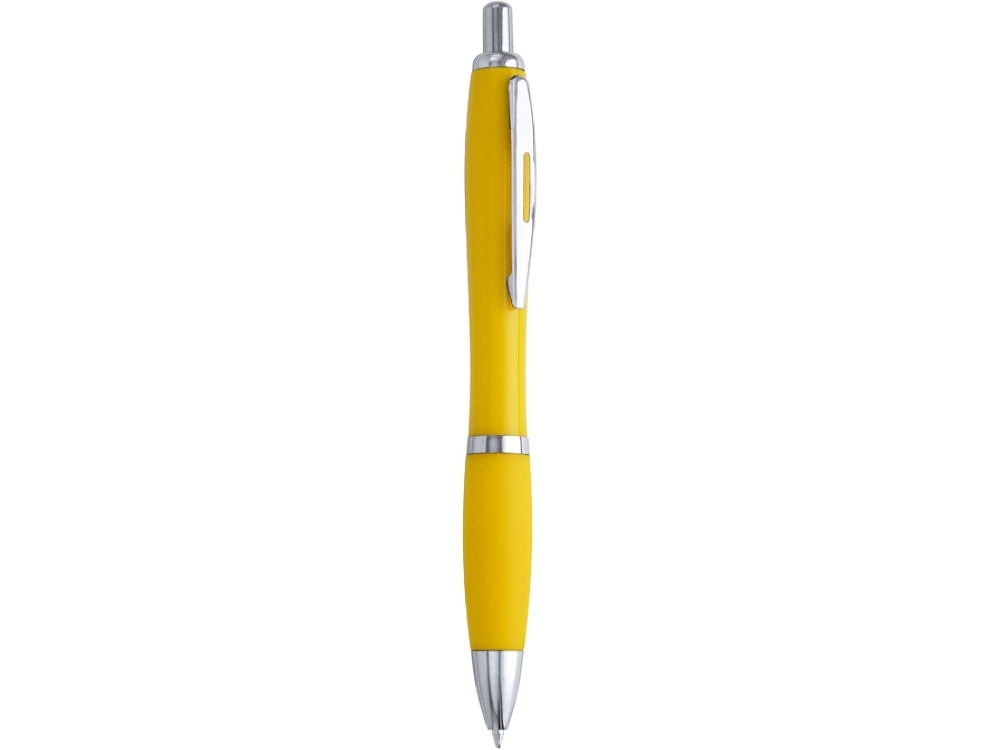 Ручка пластиковая шариковая MERLIN, желтый, пластик