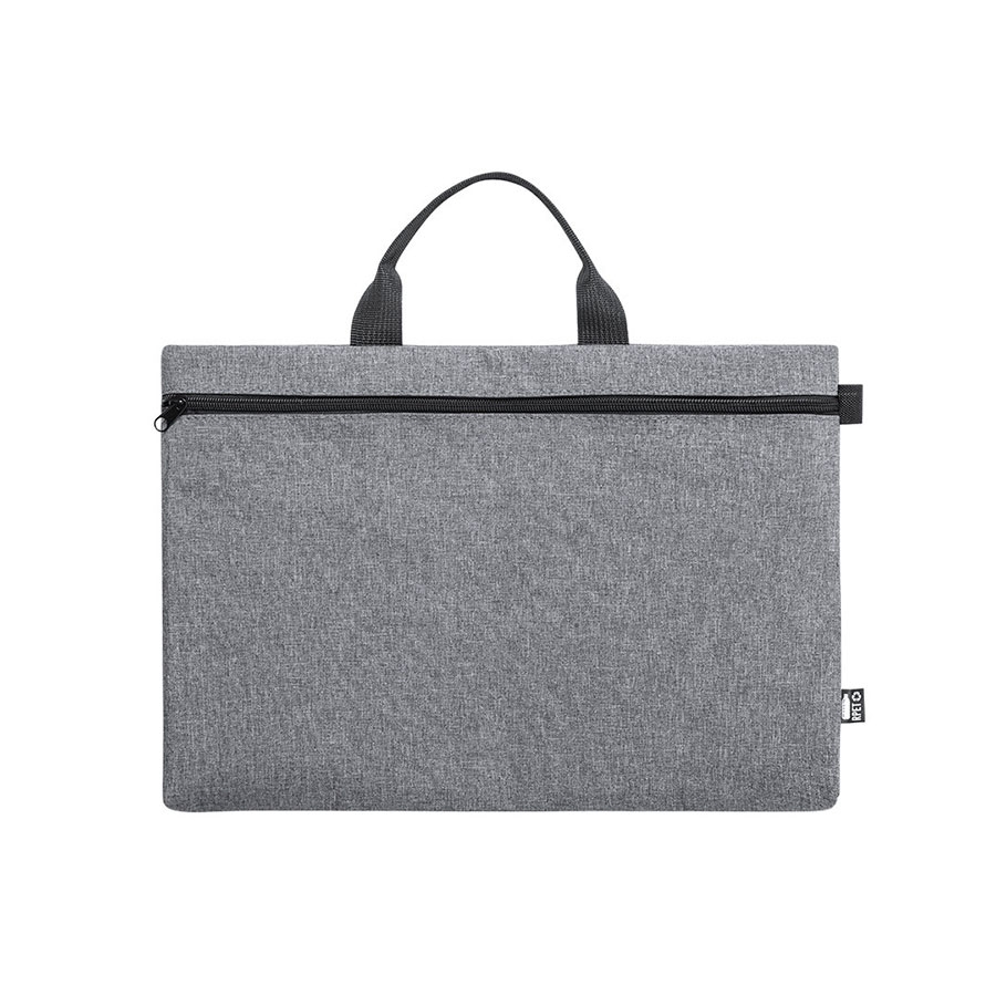 Конференц-сумка DIVAZ, серый, 39 х 27 x 3,5 см,  100% переработанный полиэстер 600D, серый, рециклированный полиэстер/rpet