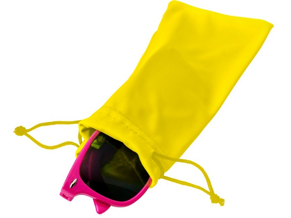 Чехол «Clean» для солнцезащитных очков, желтый, полиэстер