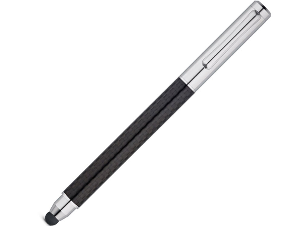 Ручка из металла и углеродного волокна «RUBIC», черный, металл