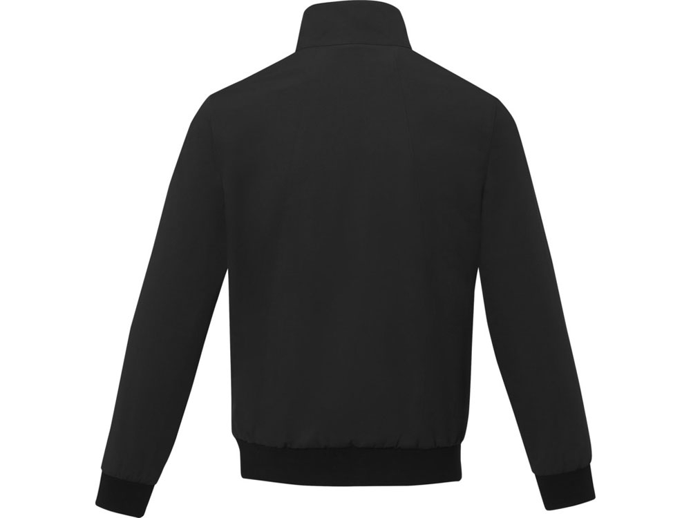 Легкая куртка-бомбер «Keefe» унисекс, черный, полиэстер