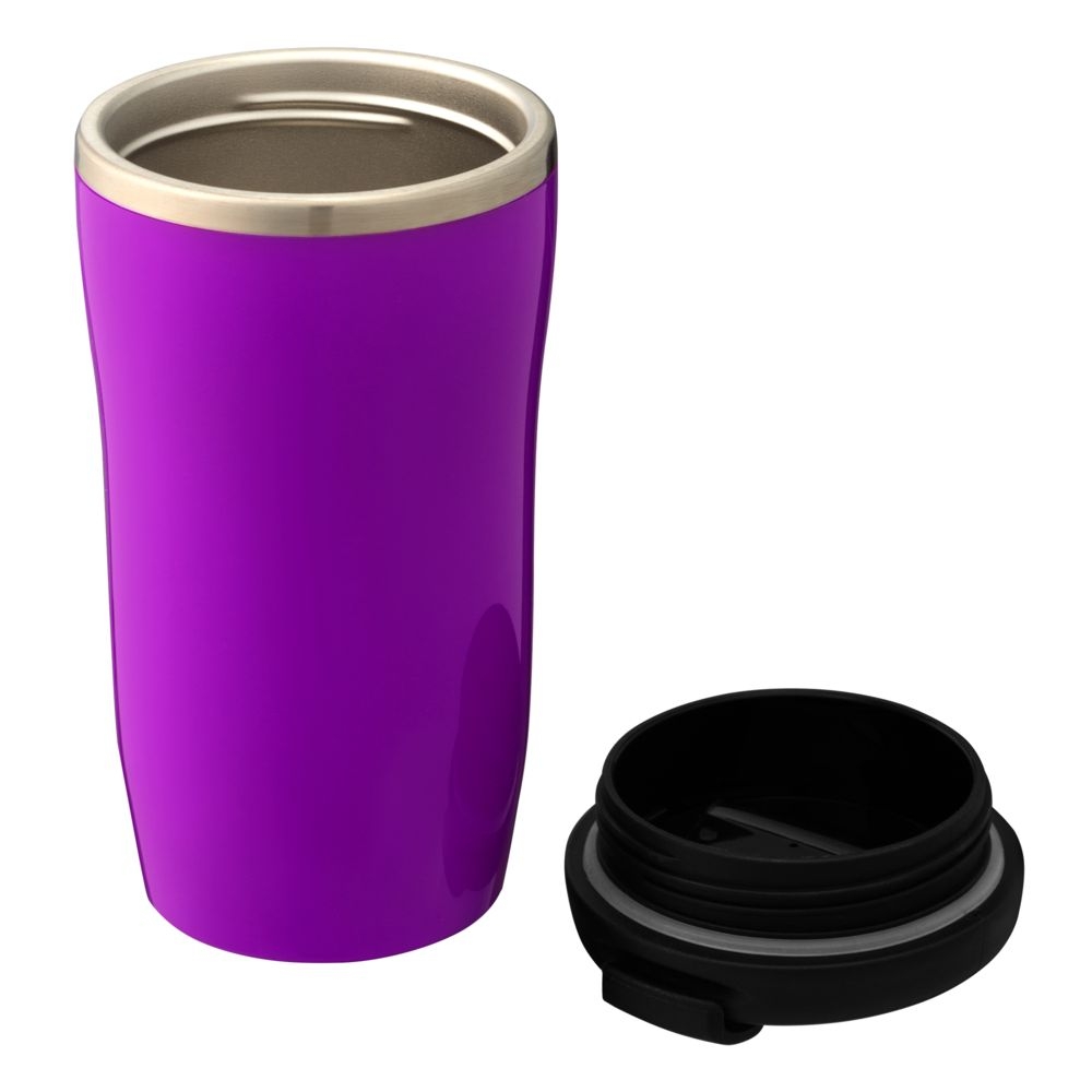 Термостакан Underway, фиолетовый, фиолетовый, крышка, корпус - пластик; внутренняя колба - нержавеющая сталь