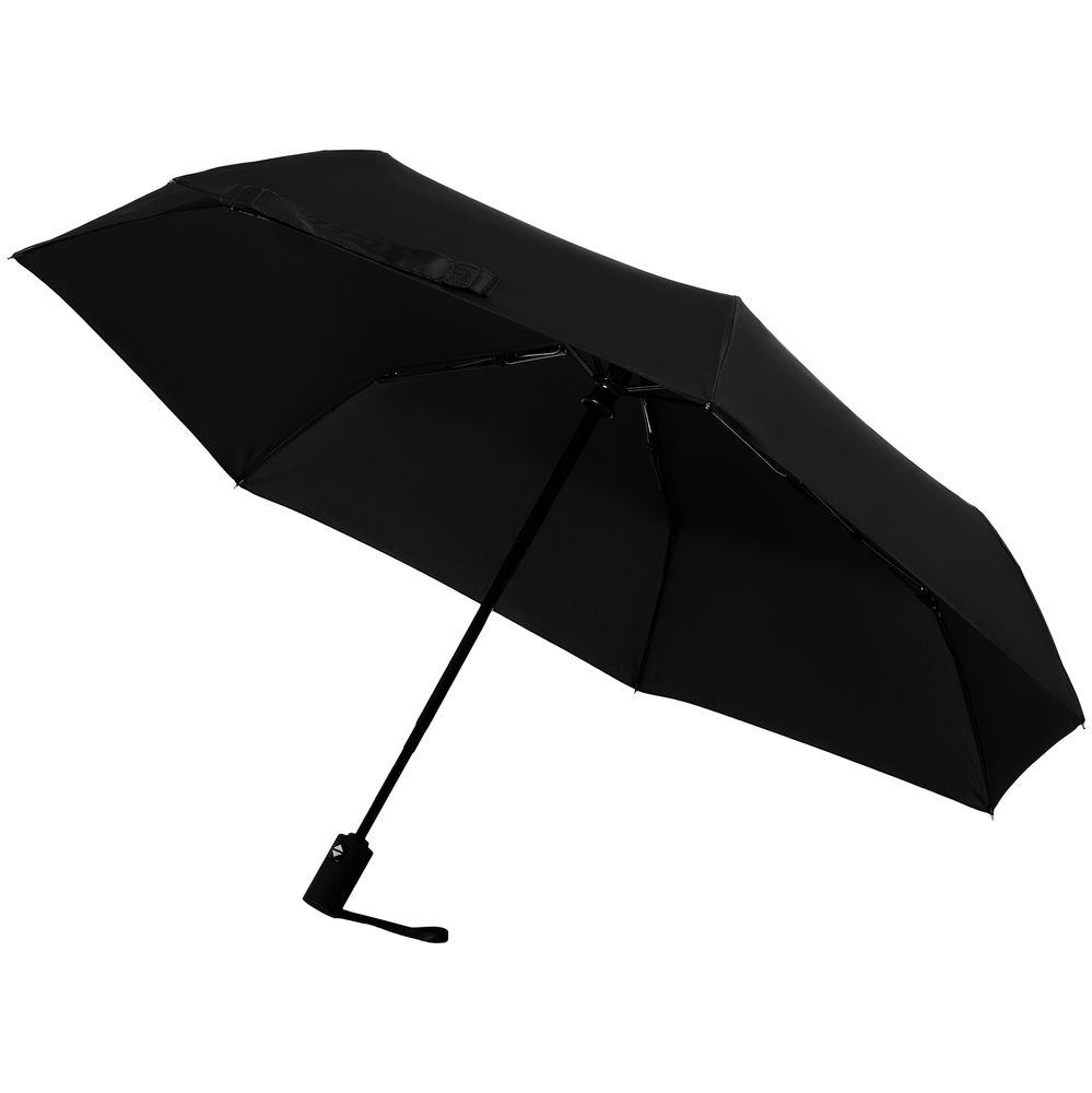 Зонт складной Trend Magic AOC, черный, черный, стеклопластик; ручка - пластик, купол - эпонж; каркас - сталь