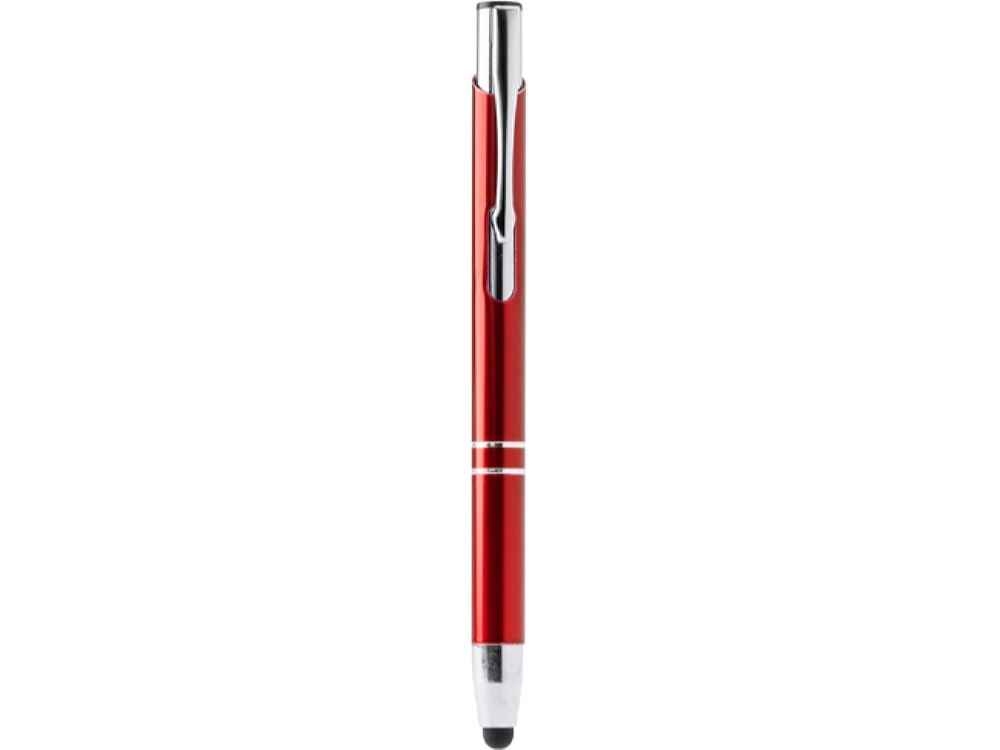 Ручка-стилус металлическая шариковая KRUGER, красный