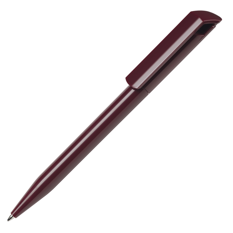 Ручка шариковая ZINK, бордовый, пластик, бордовый, пластик