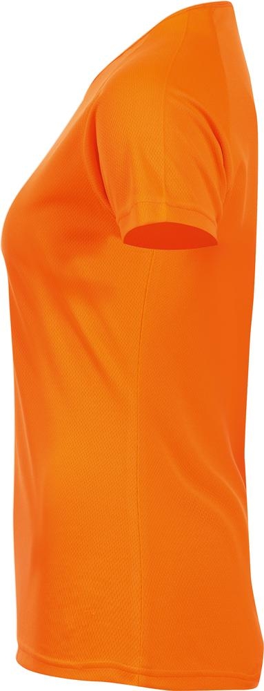Футболка женская Sporty Women 140, оранжевый неон, оранжевый, полиэстер 100%, плотность 140 г/м²