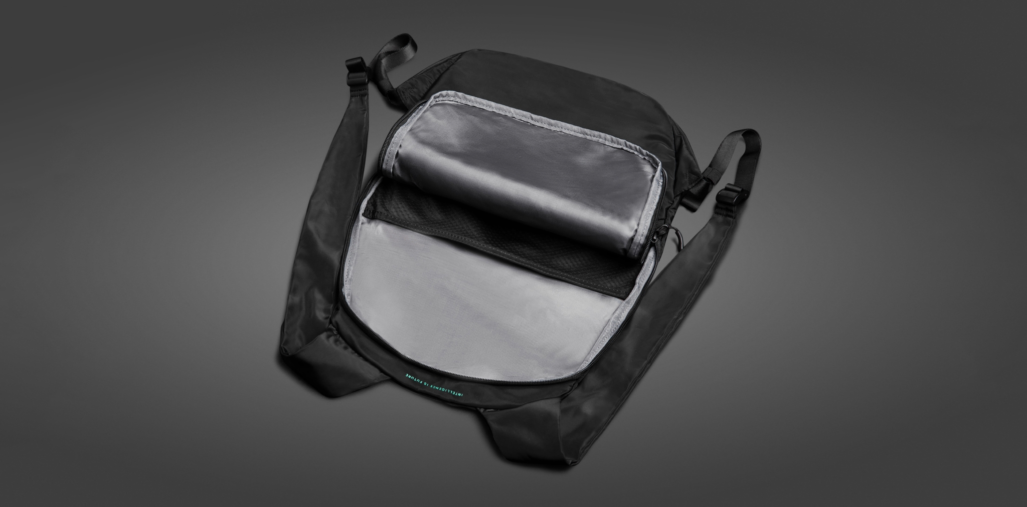 Рюкзак FlexPack Air 46х33х8 см, серый, #808080, полиэстер