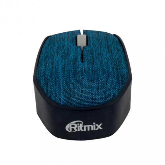 Мышь беспроводная RITMIX RMW-611, синий, синий, пластик, прочее