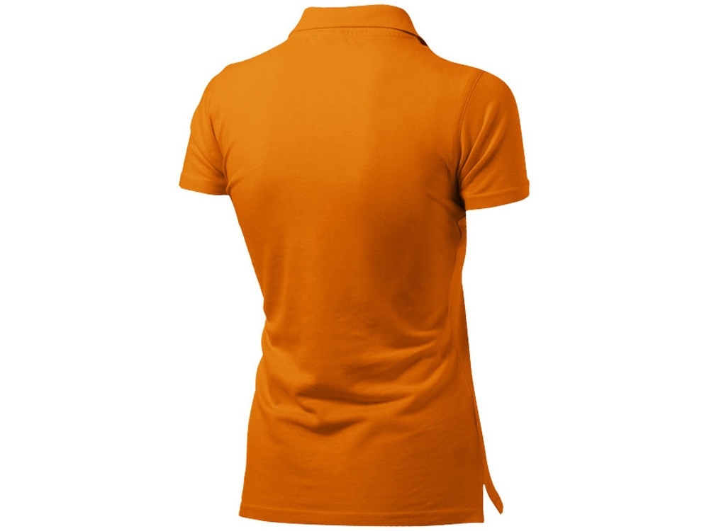 Рубашка поло "First" женская, оранжевый, хлопок