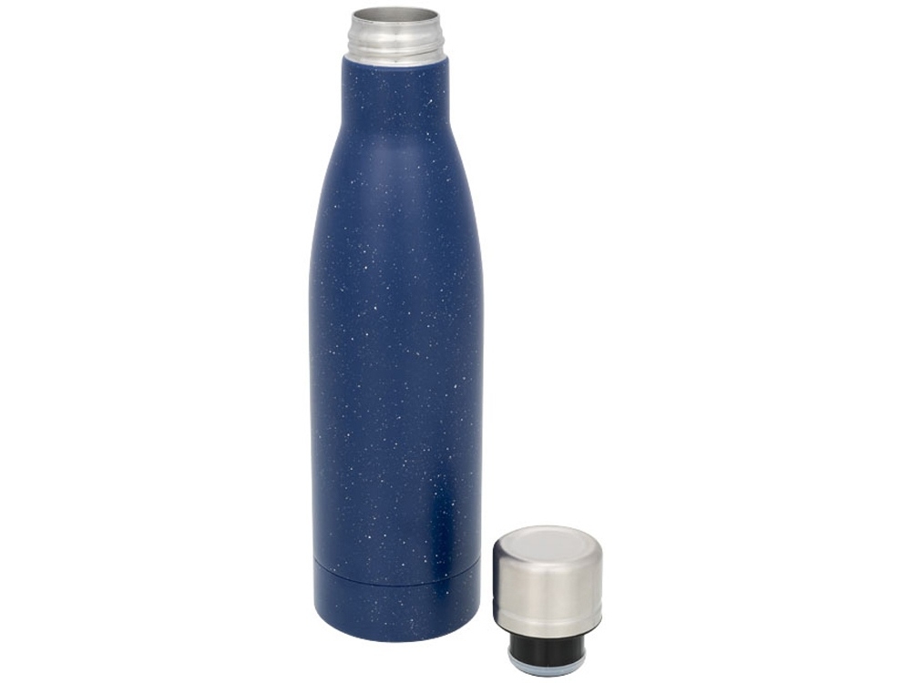 Вакуумная бутылка «Vasa» в крапинку, синий, металл
