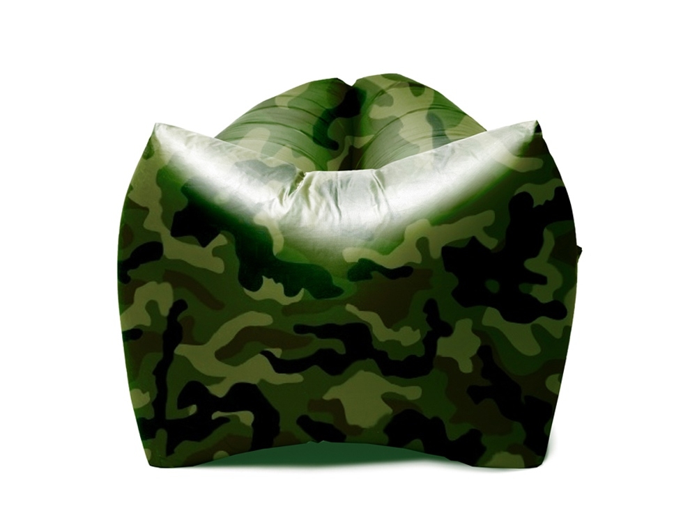 Надувной диван «Биван 2.0», зеленый, полиэстер