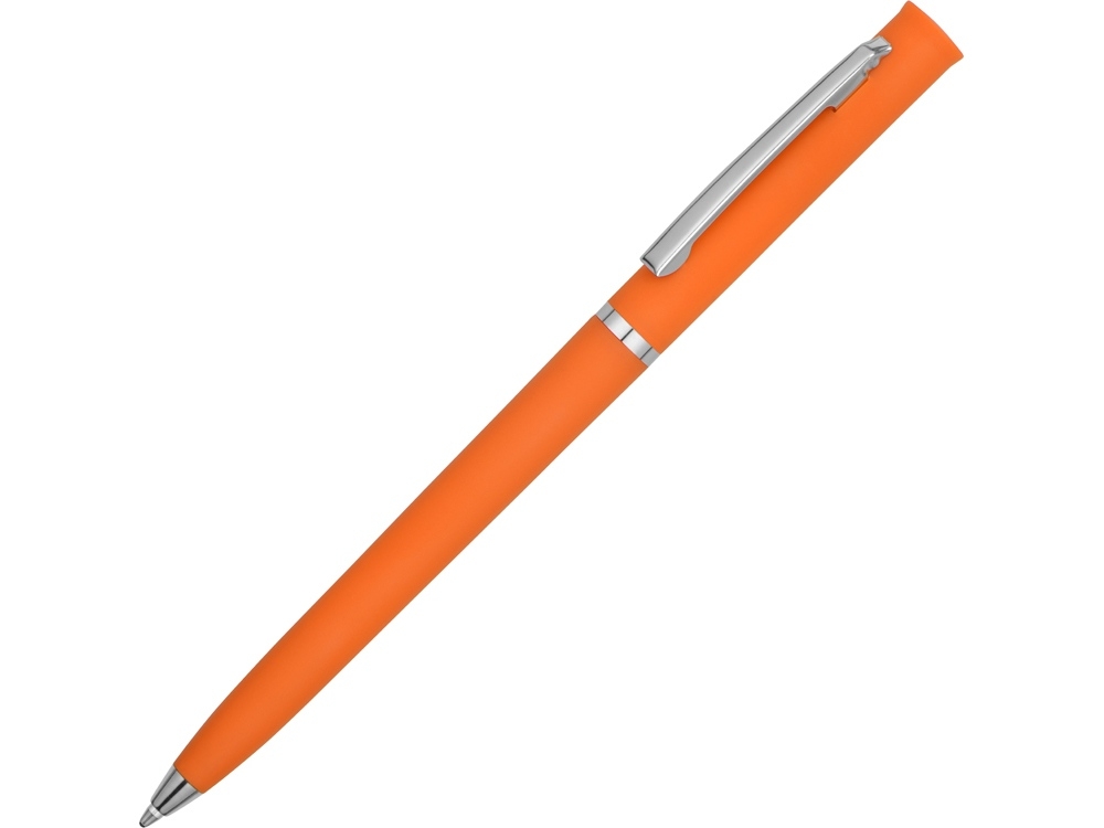 Ручка пластиковая шариковая «Navi» soft-touch, оранжевый, soft touch