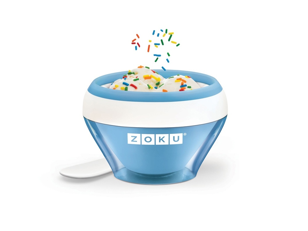 Мороженица Zoku «Ice Cream Maker», синий, металл, полипропилен