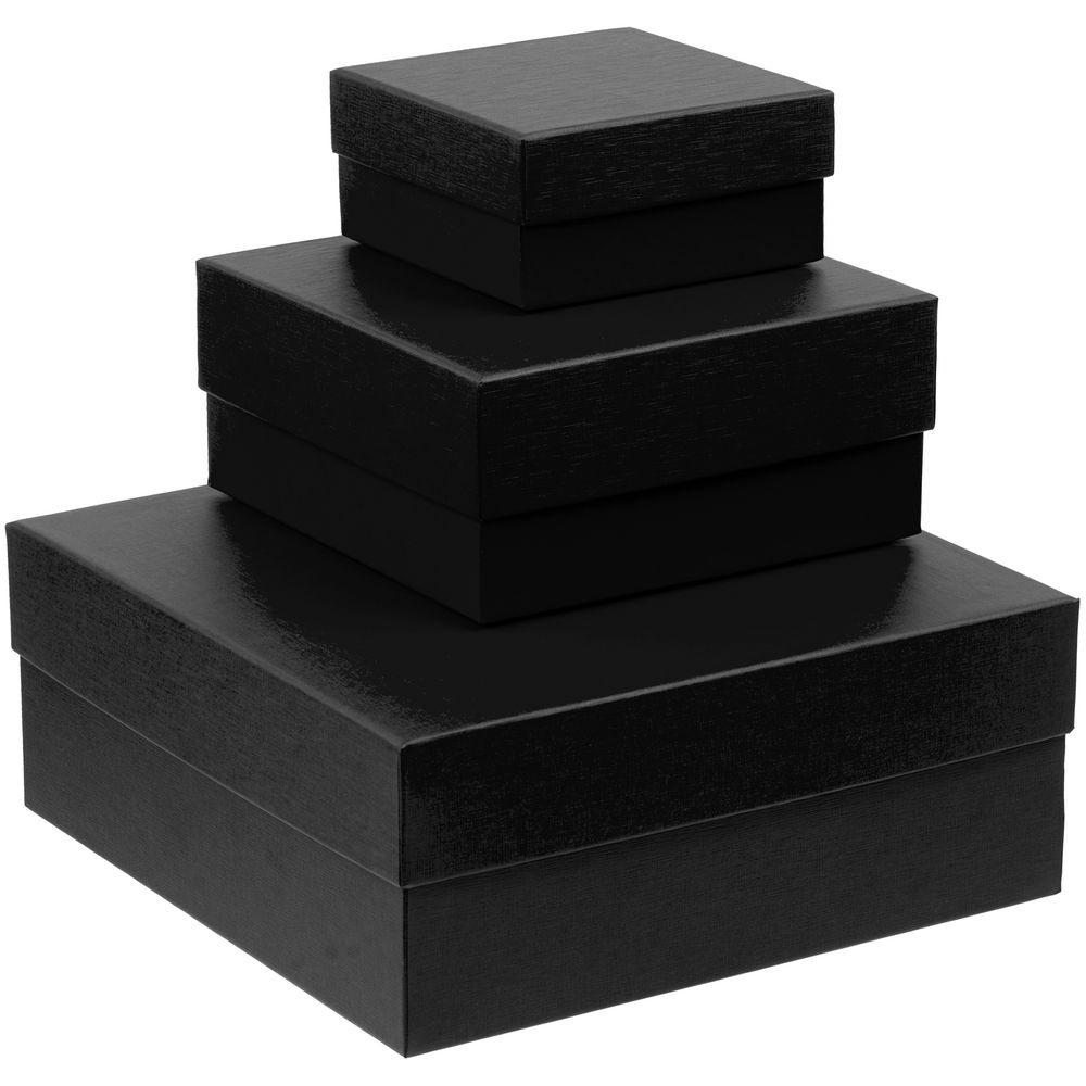 Коробка Emmet, большая, черная, черный, картон