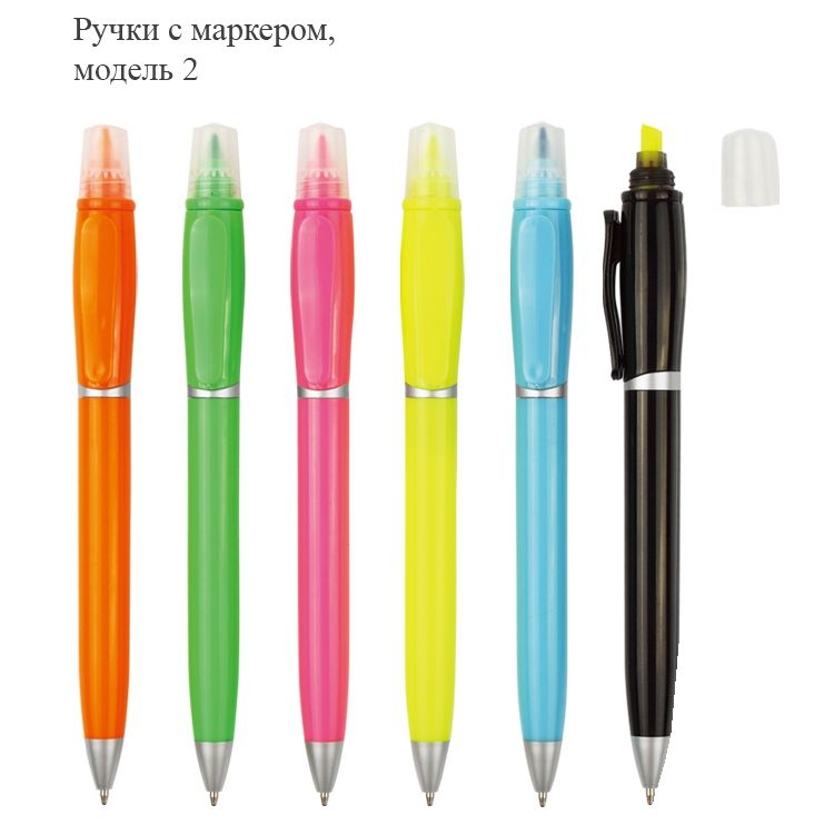 Ручки-маркеры, пластик