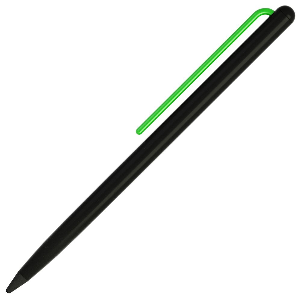 Карандаш GrafeeX в чехле, черный с зеленым, черный, зеленый, металл; алюминий