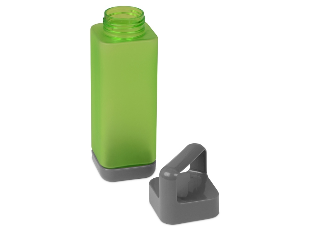 Бутылка для воды «Balk», soft-touch , зеленый, серый, soft touch