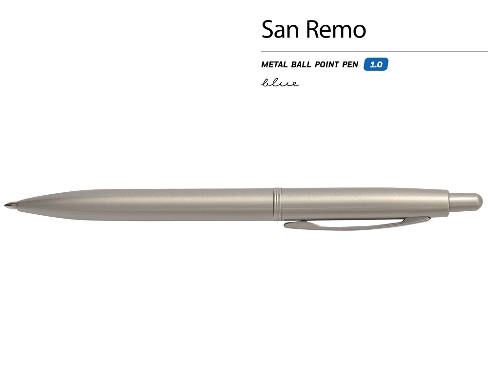 Ручка металлическая шариковая «San Remo», бежевый