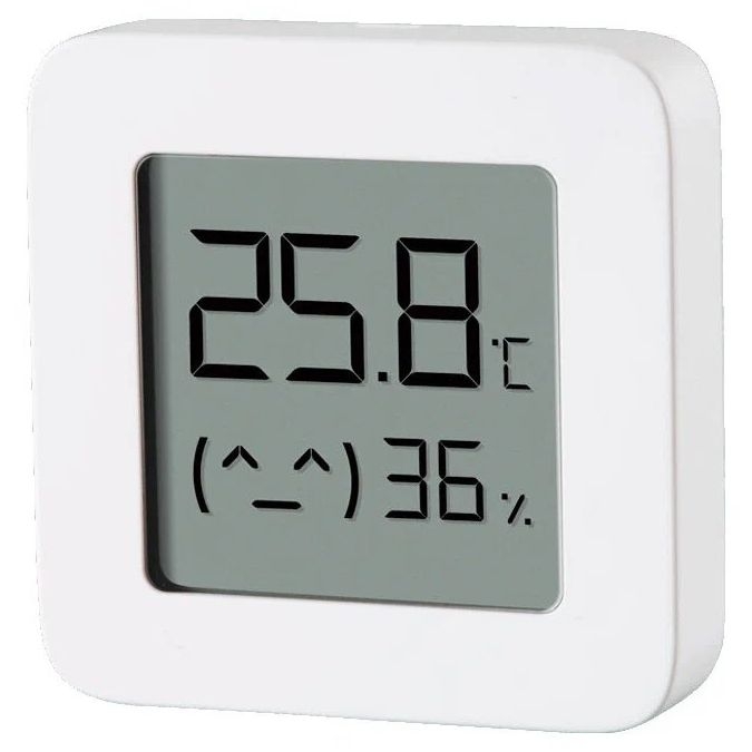 Датчик температуры и влажности Xiaomi Temperature and Humidity Monitor 2, белый, белый