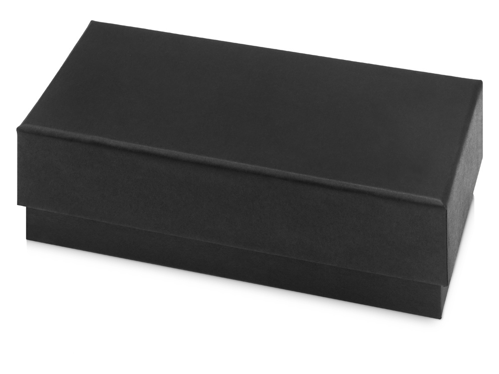 Коробка с ложементом Smooth S для зарядного устройства и флешки, черный, картон