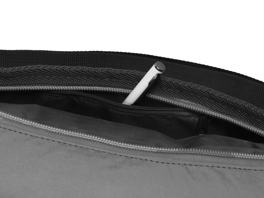 Светоотражающая сумка на пояс «Extra Reflect», серый, полиэстер, хлопок
