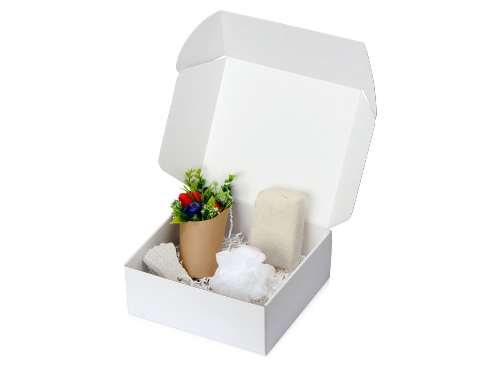 Подарочный набор «Ягодный аромат», белый, полиэстер, пластик, хлопок