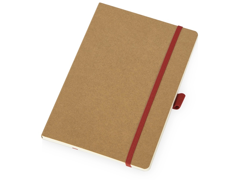 Блокнот А5 в гибкой обложке «Sevilia Soft», коричневый, красный