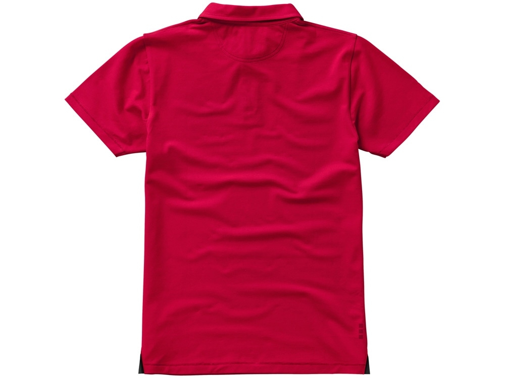 Рубашка поло "Markham" мужская, красный, серый, эластан, хлопок