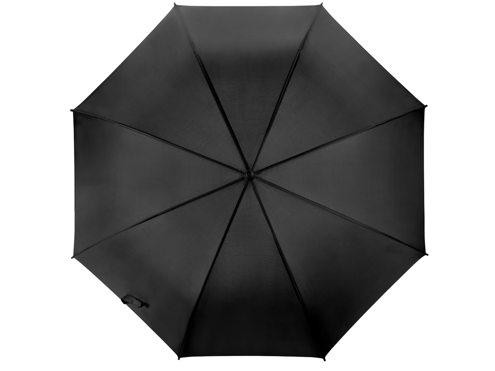 Зонт-трость «Яркость», черный, полиэстер