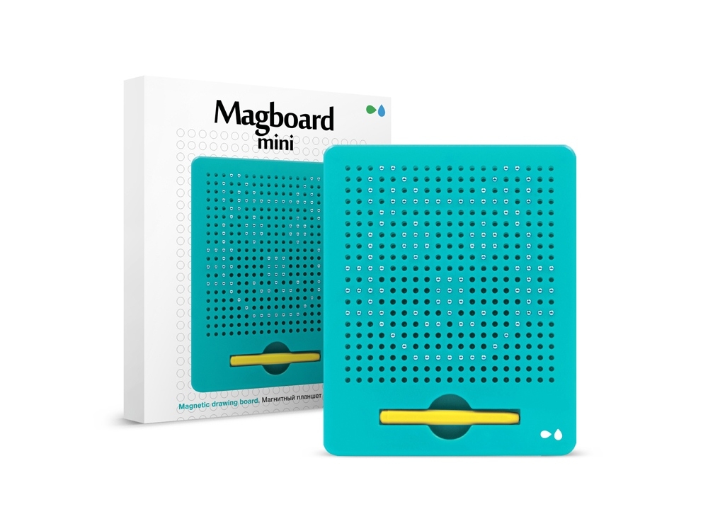 Магнитный планшет для рисования «Magboard mini», зеленый, пластик, металл