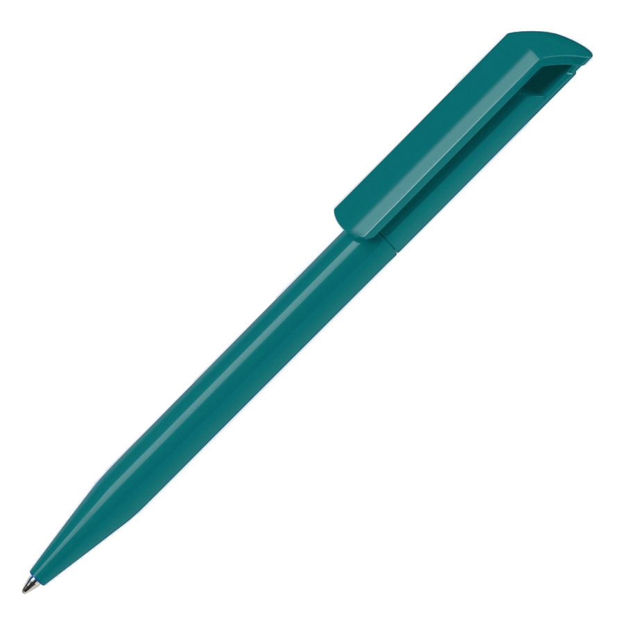 Ручка шариковая ZINK, цвет морской волны, пластик, голубой, пластик