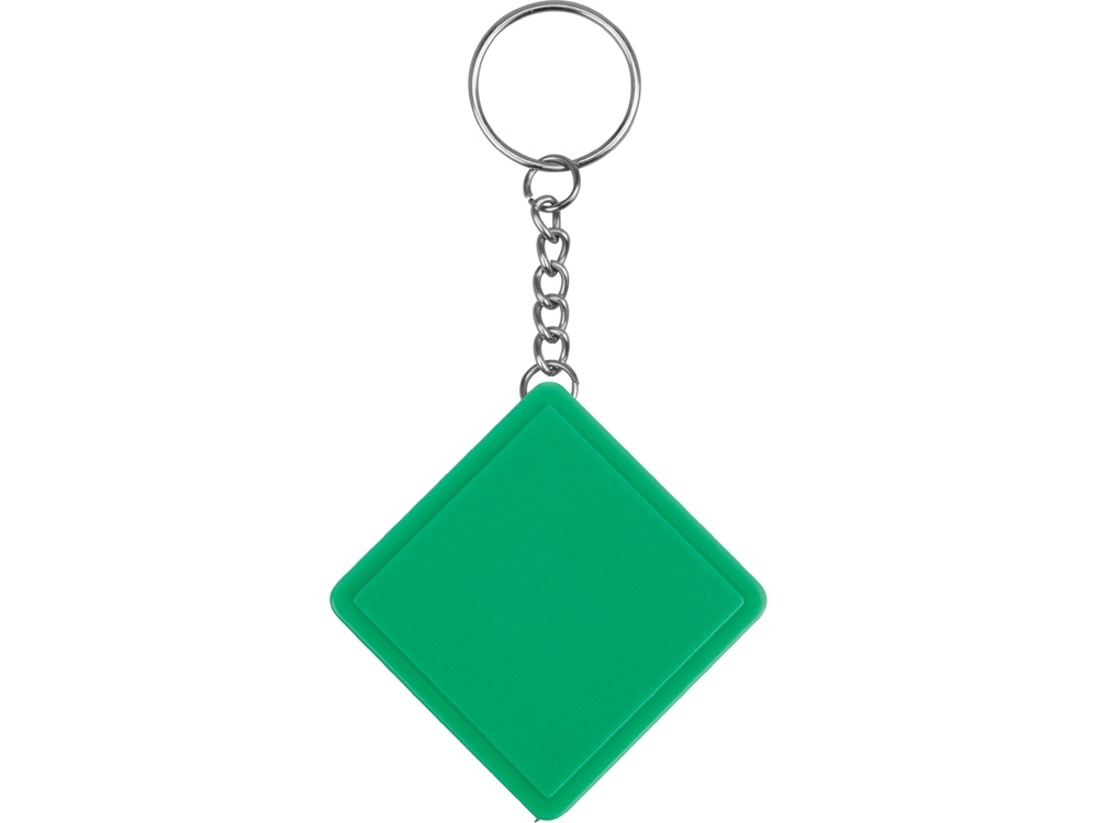 Брелок-рулетка «Дюйм», 1м, зеленый, пластик, металл