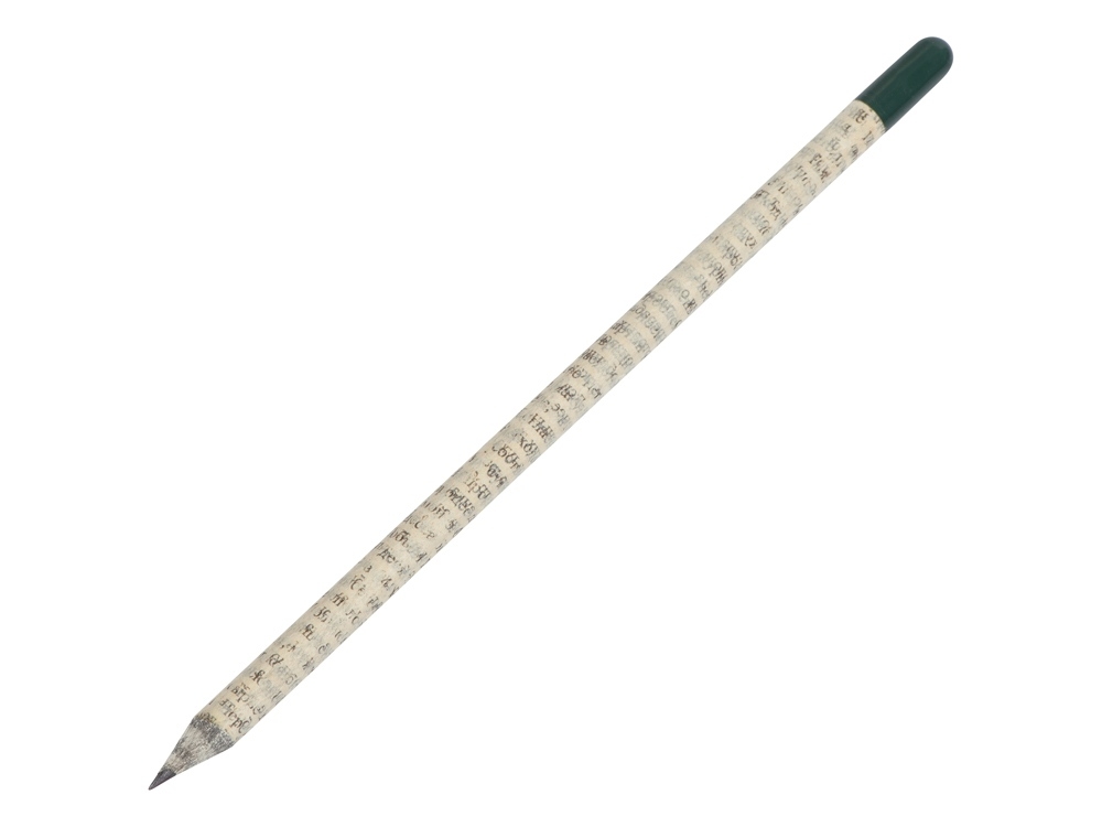 «Растущий карандаш» с семенами мяты, зеленый, белый, серый, бумага