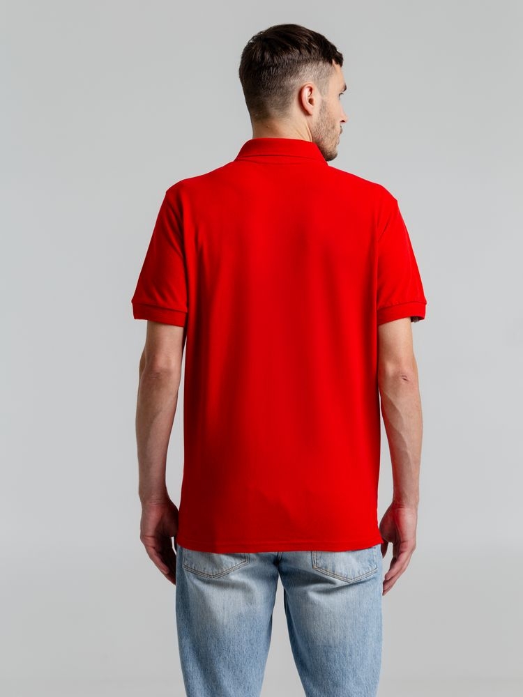 Рубашка поло мужская Virma Premium, красная, красный, хлопок