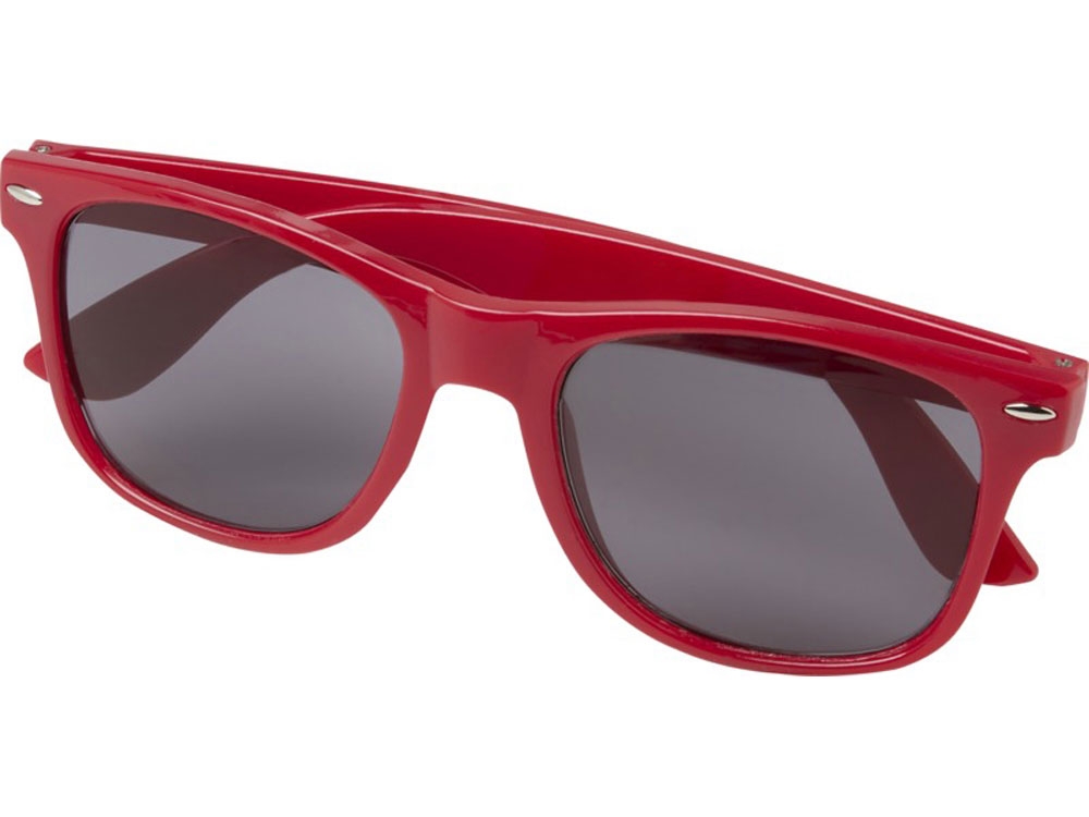 Солнцезащитные очки «Sun Ray» из океанского пластика, красный, пластик