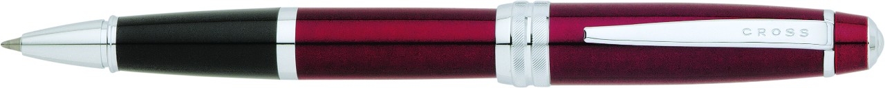 Ручка-роллер Selectip Cross Bailey. Цвет - красный., красный, латунь, нержавеющая сталь