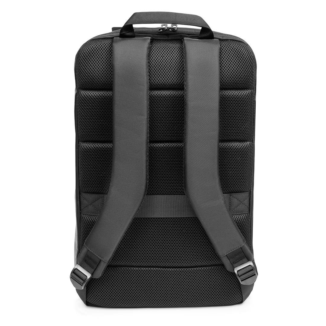 Бизнес рюкзак Taller  с USB разъемом, черный, черный