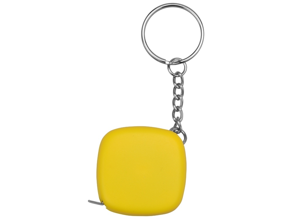 Брелок-рулетка «Block», 1м, желтый, пластик, металл