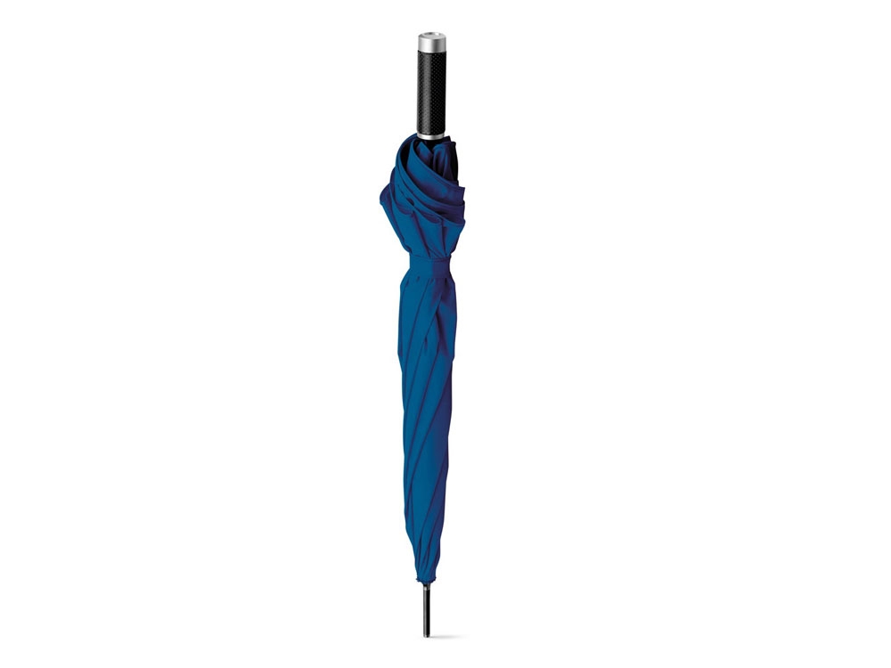 Зонт с автоматическим открытием «PULLA», синий, полиэстер