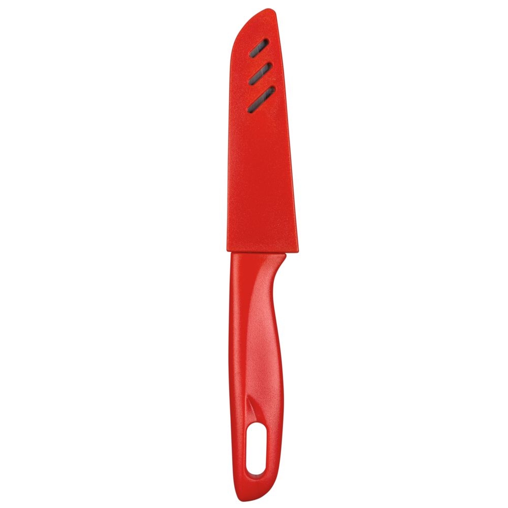 Нож кухонный Aztec, красный, красный, нержавеющая сталь; пластик