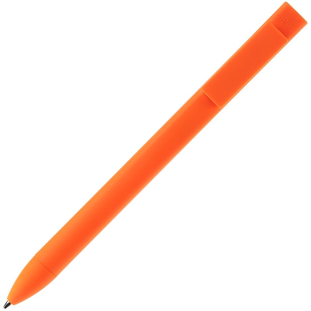 Ручка шариковая Swiper SQ Soft Touch, оранжевая, оранжевый