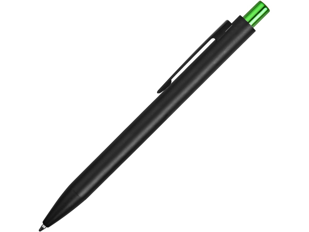 Ручка металлическая шариковая «Blaze», черный, зеленый, металл