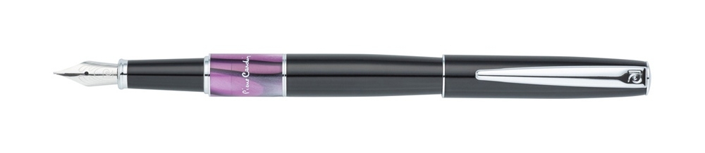 Ручка перьевая «Libra», черный, фиолетовый, серебристый, металл