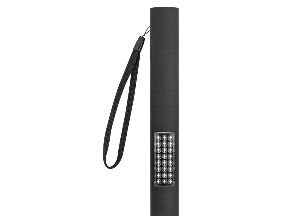 Магнитный фонарик «Tau», 28 светодиодов, черный, пластик