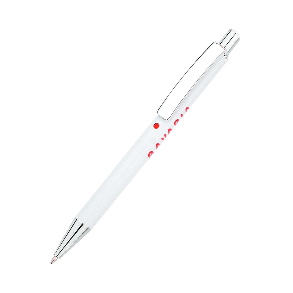 Ручка металлическая Bright, красная, красный