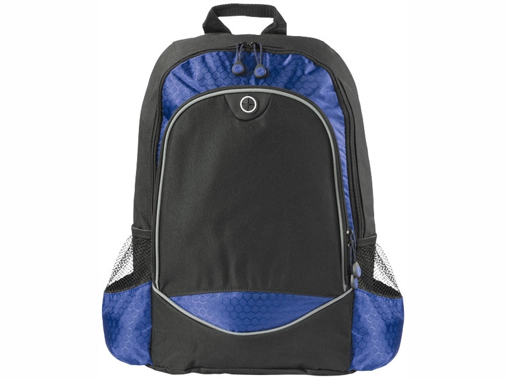 Рюкзак «Benton» для ноутбука 15", синий, черный, полиэстер
