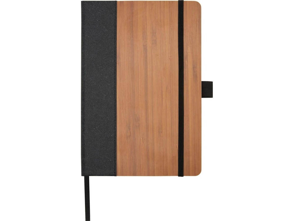 Блокнот A5 «Note» с обложкой из бамбука, черный, бамбук