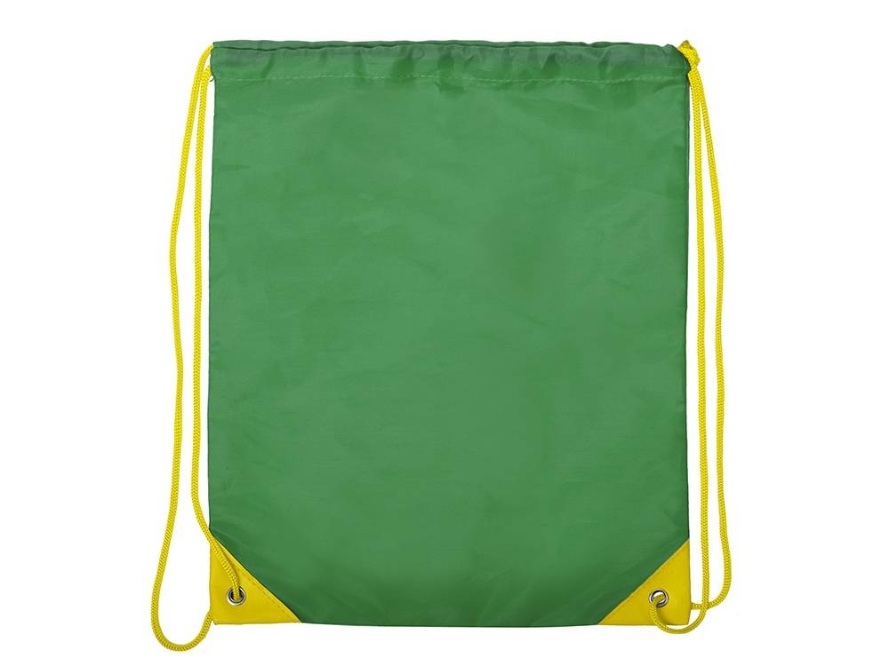 Рюкзак- мешок «Clobber», зеленый, желтый, полиэстер